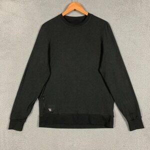 Vuori Ponto Pullover Men's Medium Charcoal Heather Stretch Performance Dreamknit